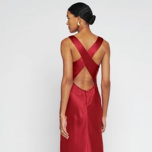 Reformation Casette Dress Silk Size 8 - New with tags
